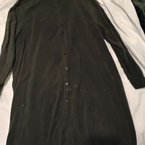 Zara Black Denim Collection Top